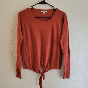 Madewell Front Tie Long Sleeve Size XS